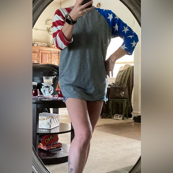 ⭐️LuLaRoe American Flag Randy Large🇺🇸 - Picture 2 of 8